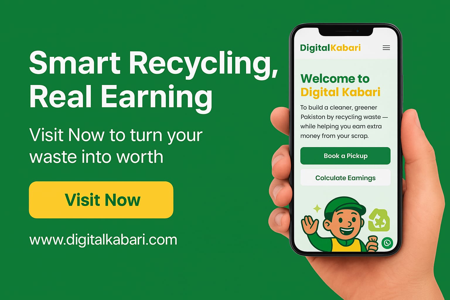 Smart Recycling, Real Earning – Turning Waste into Worth with Digital Kabari
