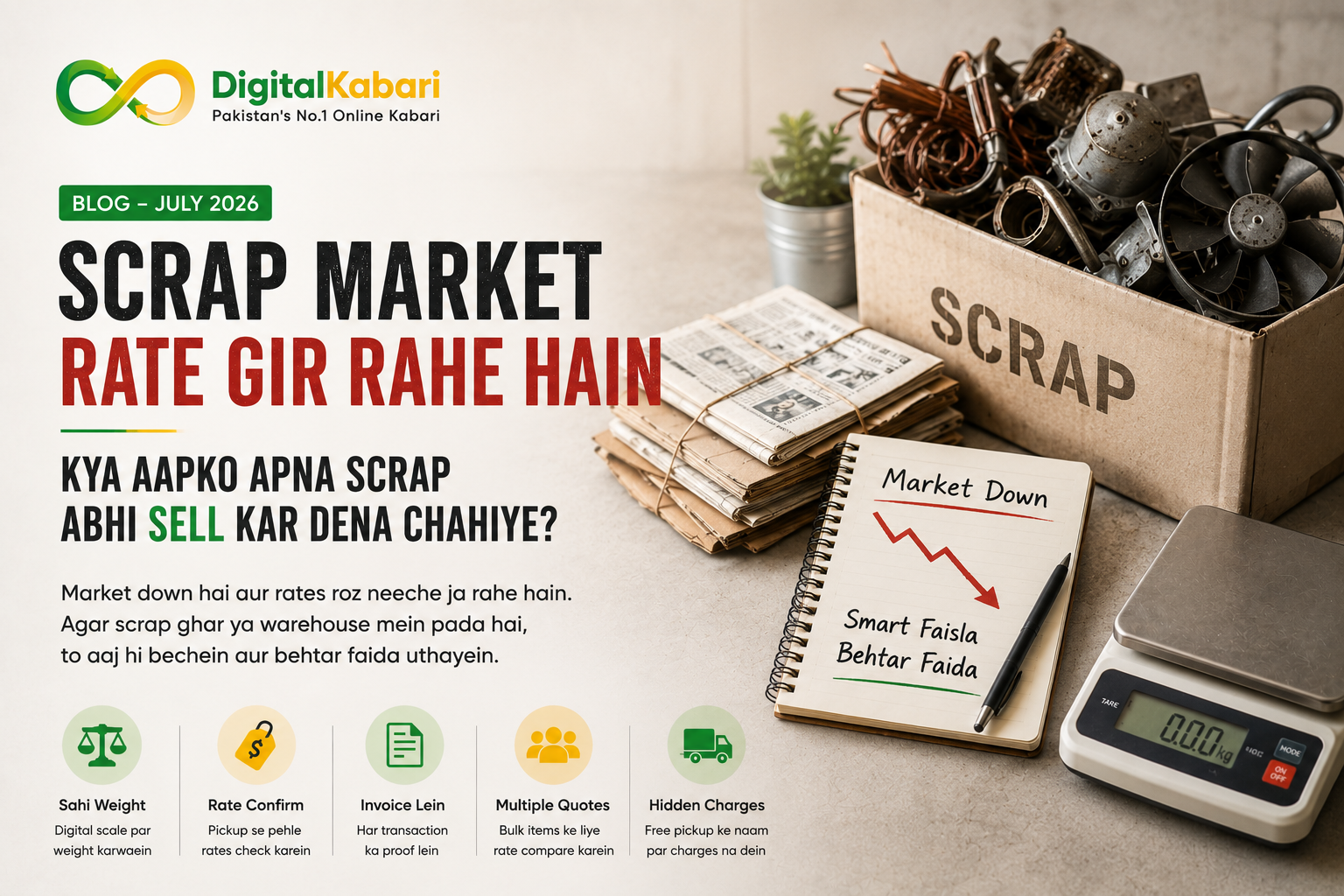 Scrap Market Rate Gir Rahe Hain – Kya Aapko Apna Scrap Abhi Sell Kar Dena Chahiye?