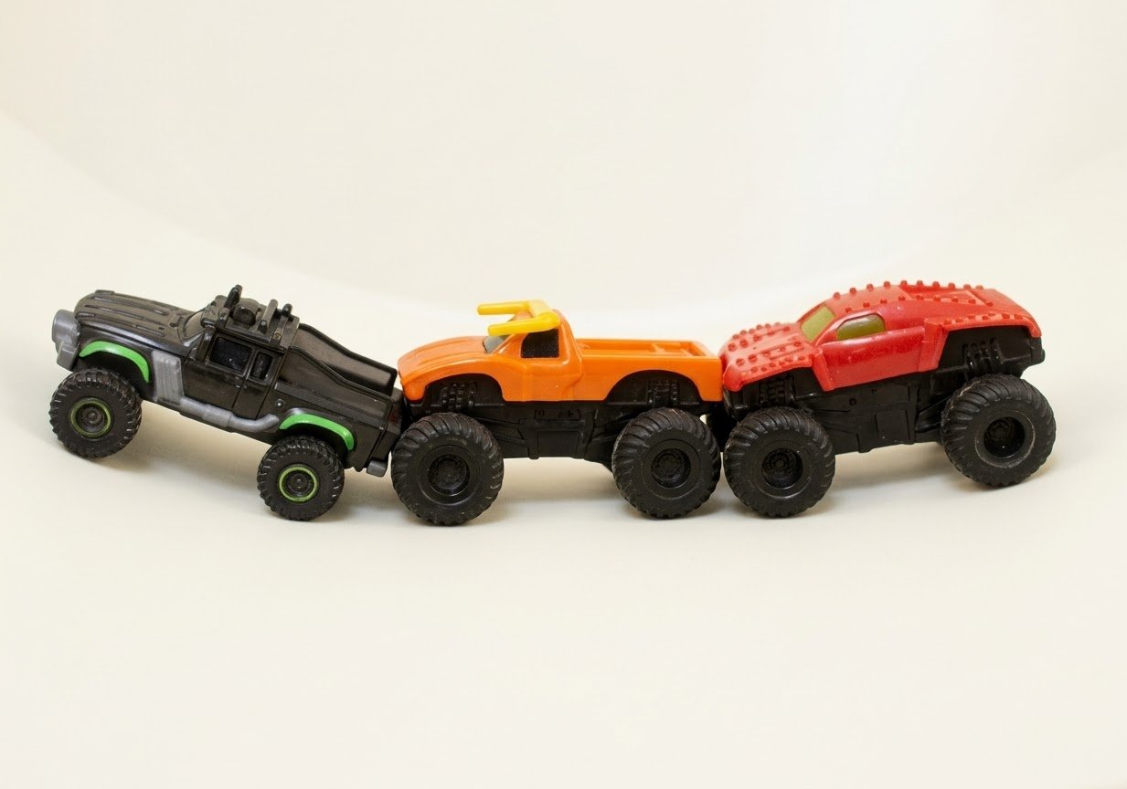 Mini Off-Road Monster Truck Toy Cars Set – Pack of 3 Friction Vehicles image 3