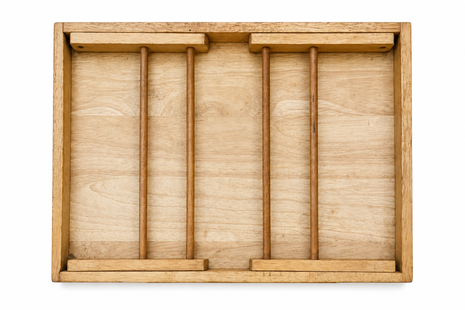 Wooden Serving Tray with Folding Legs & Handles image 3