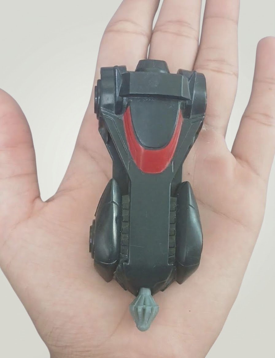 Sleek Batman Drill Attack Batmobile Toy Car – Matte Black & Red Superhero Vehicle image 3