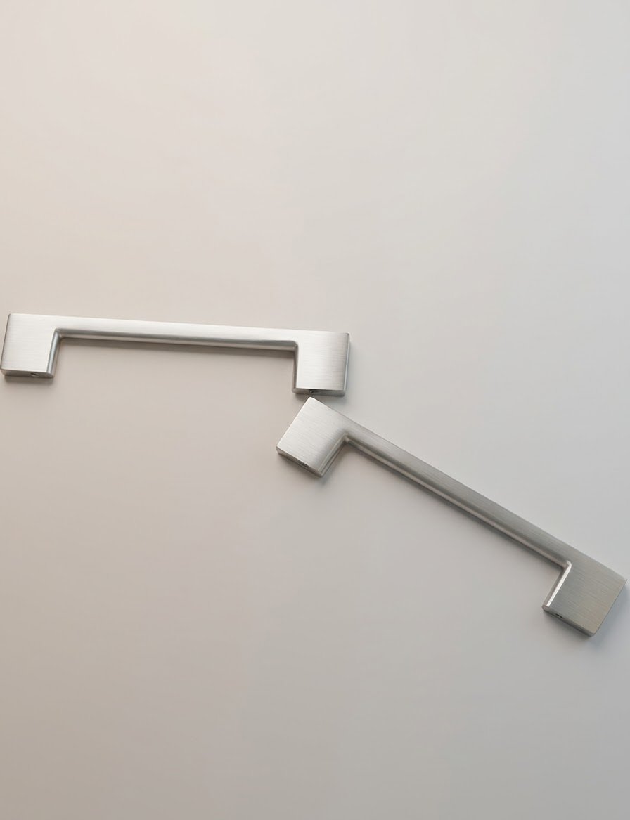 Modern Silver Metallic Cabinet & Drawer Pull Handles – Premium Door Bar Handles image 1