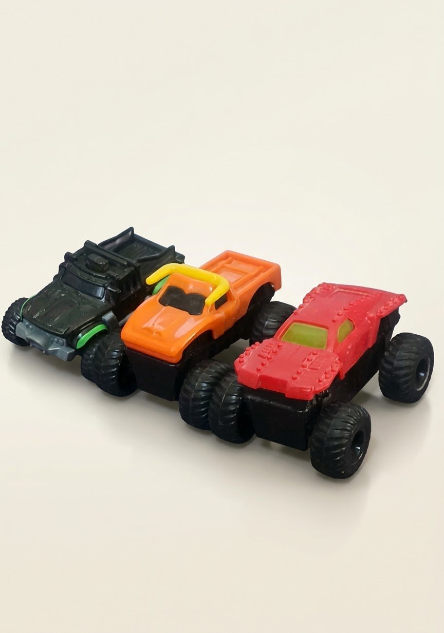 Mini Off-Road Monster Truck Toy Cars Set – Pack of 3 Friction Vehicles image 2