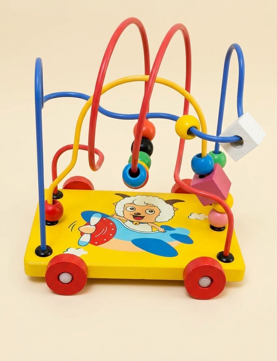 Buy Second-Hand Wooden Bead Maze Toy Online in Good Condition image 1