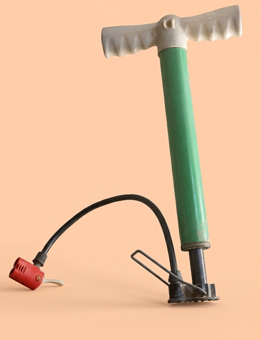 Portable Manual Hand Air Pump for Bicycle, Motorbike, and Sports Balls image 2
