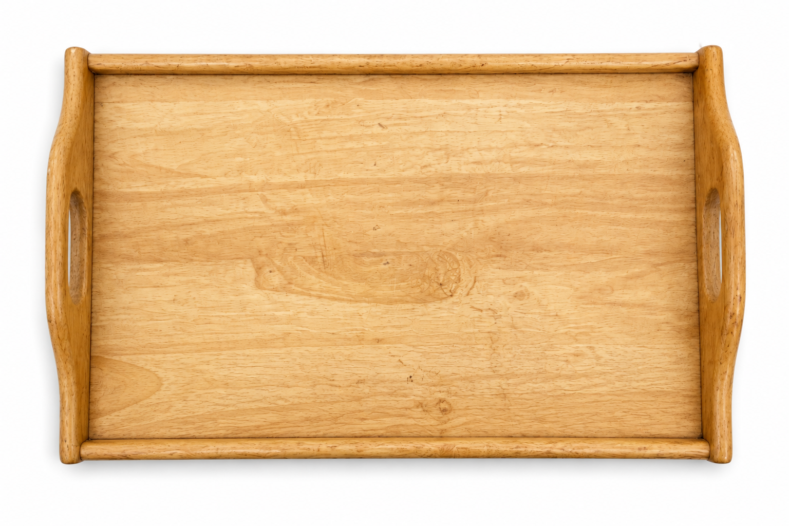 Wooden Serving Tray with Folding Legs & Handles image 2