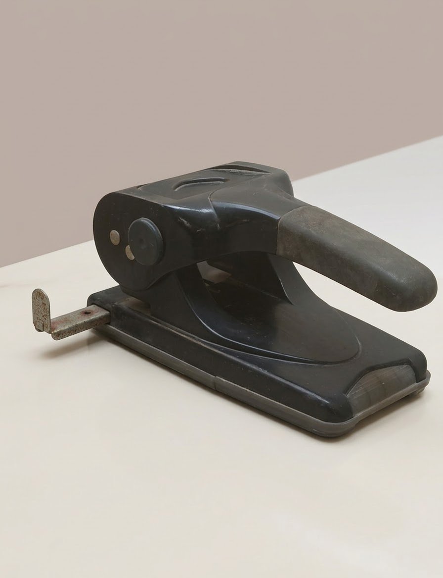 Heavy Duty 2-Hole Paper Punch Machine – Office & Commercial Desktop image 1