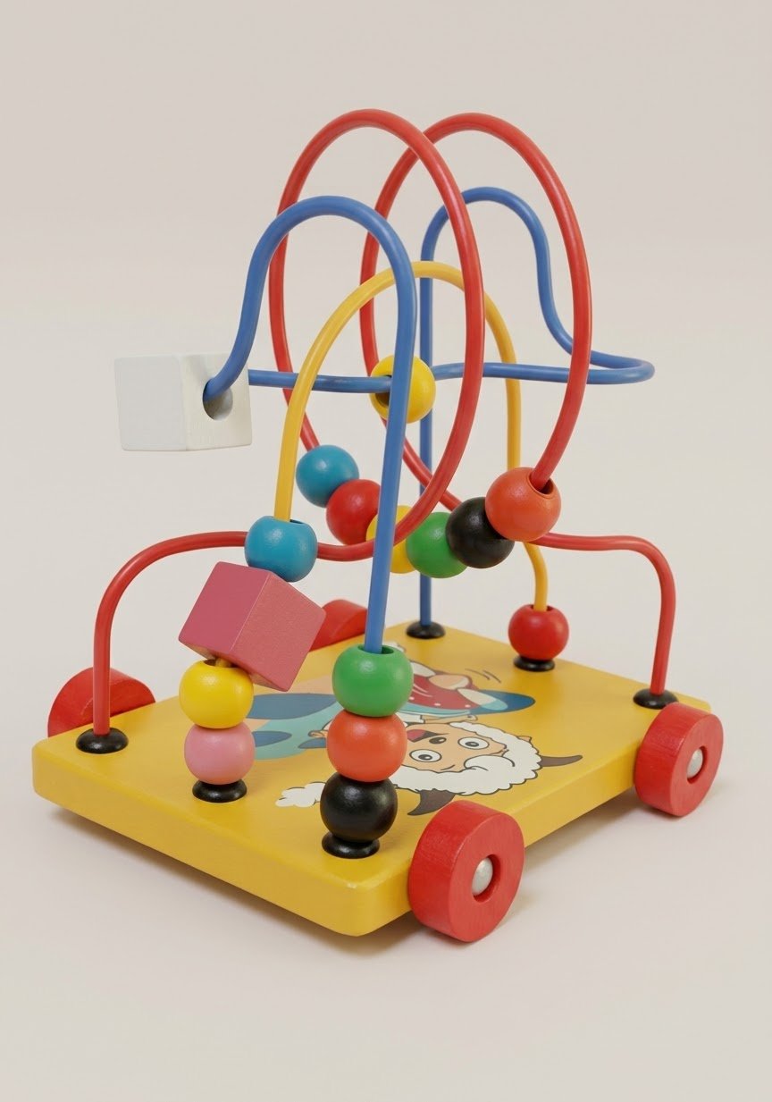 Buy Second-Hand Wooden Bead Maze Toy Online in Good Condition image 2