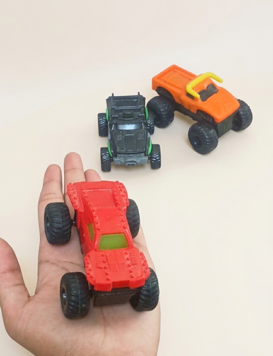 Mini Off-Road Monster Truck Toy Cars Set – Pack of 3 Friction Vehicles image 1